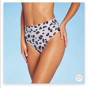 Medium Target Juniors High Leg High Waist Bikini Bottom